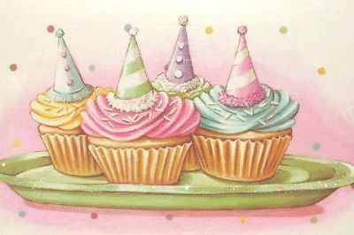 Farebné Cupcakes na Oslavy