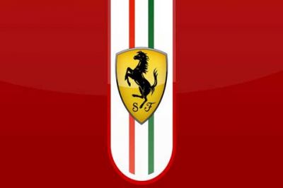 Pozadie s logom Ferrari