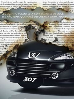 Peugeot 307 Auto Tapeta