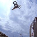 BMX jazdec v akcii