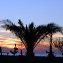 Sunset in Batumi Beach