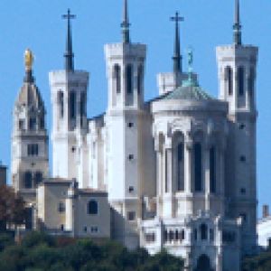 Basilique de Fourviere from Saone (Lyon)