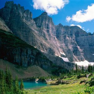 Near Iceberg Lake Glacier - National Park Montana