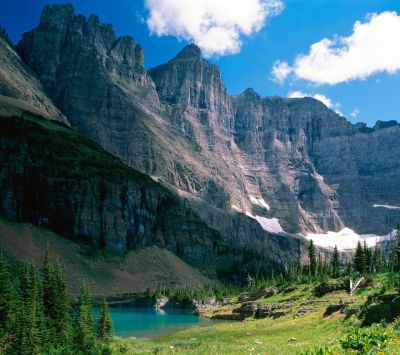 Near Iceberg Lake Glacier - National Park Montana