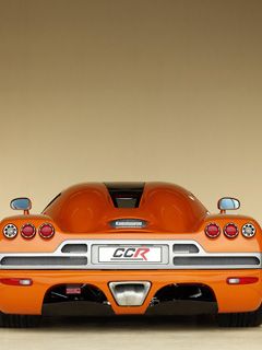 Koenigsegg CCR Oranžové Športové Auto