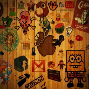 Icons On Wood