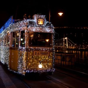 Christmas Tram Budapest