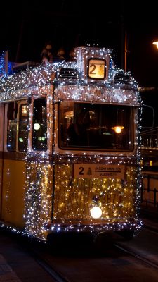 Christmas Tram Budapest