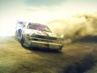 Audi Rally Auto v Akcii