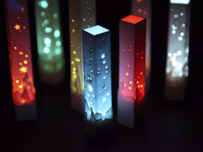 Lighted Cubes