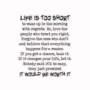 No Regrets