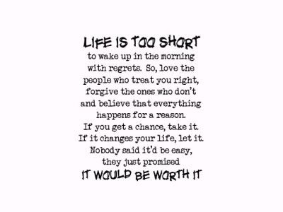 No Regrets