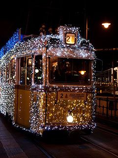 Christmas Tram Budapest