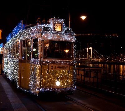 Christmas Tram Budapest