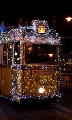 Christmas Tram Budapest