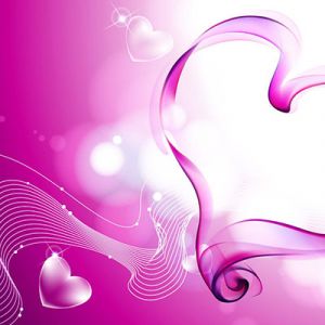 pink love hearts