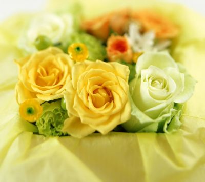 yellow roses bouquet