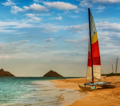 sailing beach