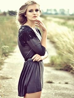Elegantná Módna Modelka