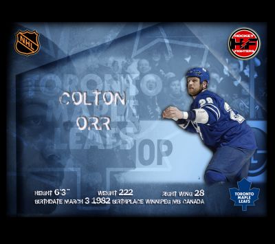 Colton Orr Toronto Maple Leafs