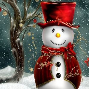 christmas snow man