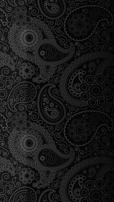 Elegantný čierny paisley vzor