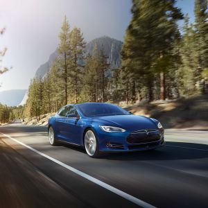 Tesla Model S Blue