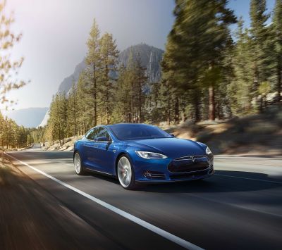 Tesla Model S Blue