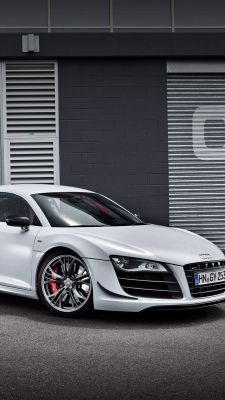 Audi R8 biele