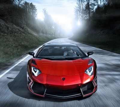 Červené Lamborghini