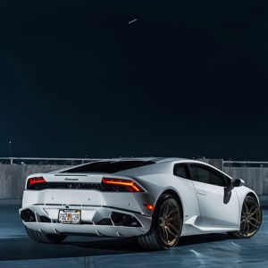 White Lamborghini Huracan