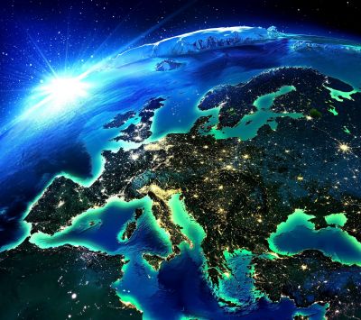Európa z vesmíru