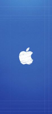 Modré Apple logo